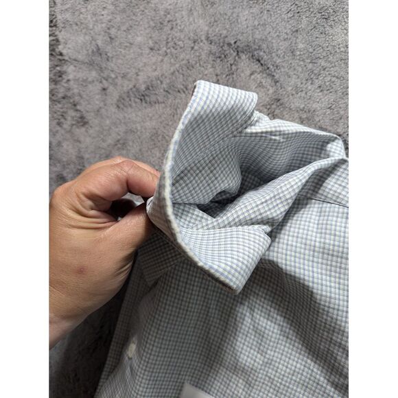 Sulka Long Sleeve Button Up Shirt Men's Size 16 1/2 35 - Picture 11 of 12